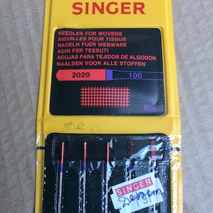 Aghi per macchina da cucire Singer 15 x 1 taglia 100 (16) - confezione da 5