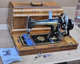Antique Imperia Hand Crank Sewing Machine
