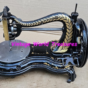 Jones Serpentine Swan Neck or Cat Back Sewing Machine