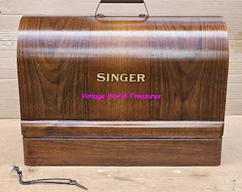 Maszyna do szycia Vintage Singer 99, 99K, gięte drewno, tylko obudowa