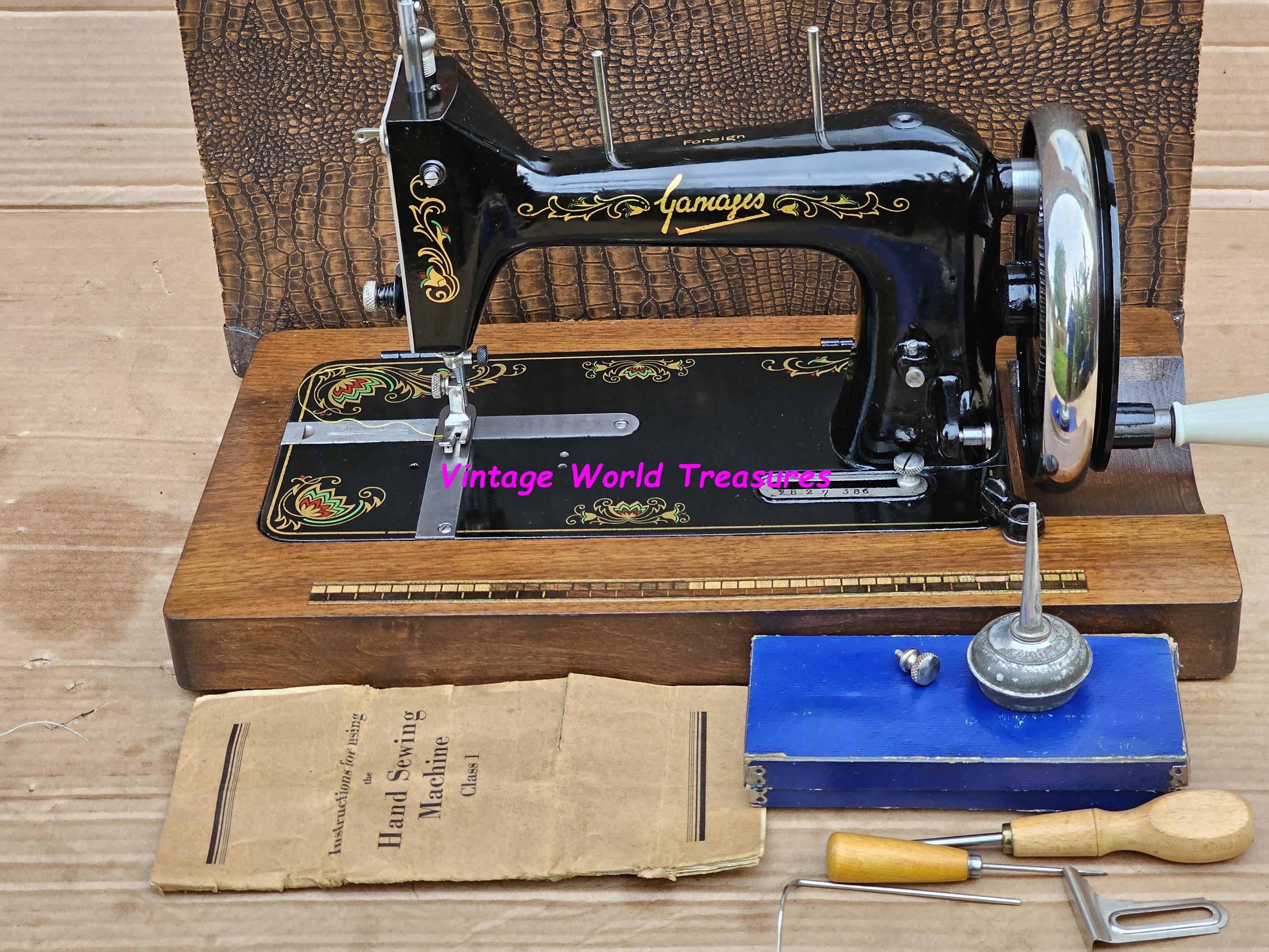 Gamages Hand Crank Sewing Machine - Etsy