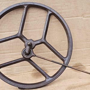 Brown Antique Singer Treadle Sewing machine Belt Guide Wheel