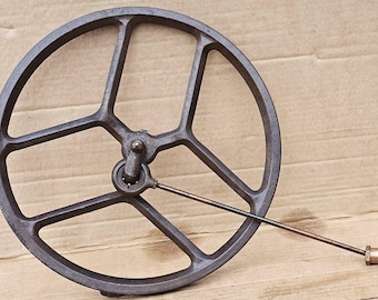 Brown Antique Singer Treadle Sewing machine Belt Guide Wheel