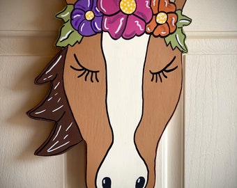 Horse Face Sign or Door Hanger