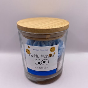 Cookie Monster Dessert Candle
