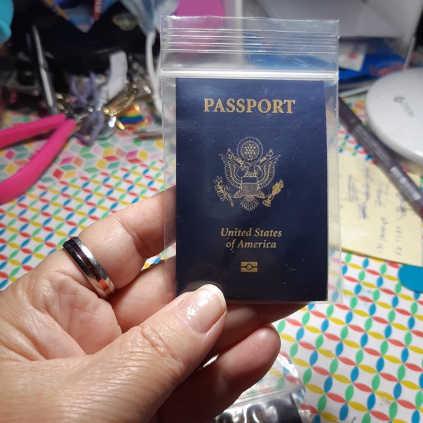 YOUR Special order **Doll size Usa ,CAN,or WORLD passports