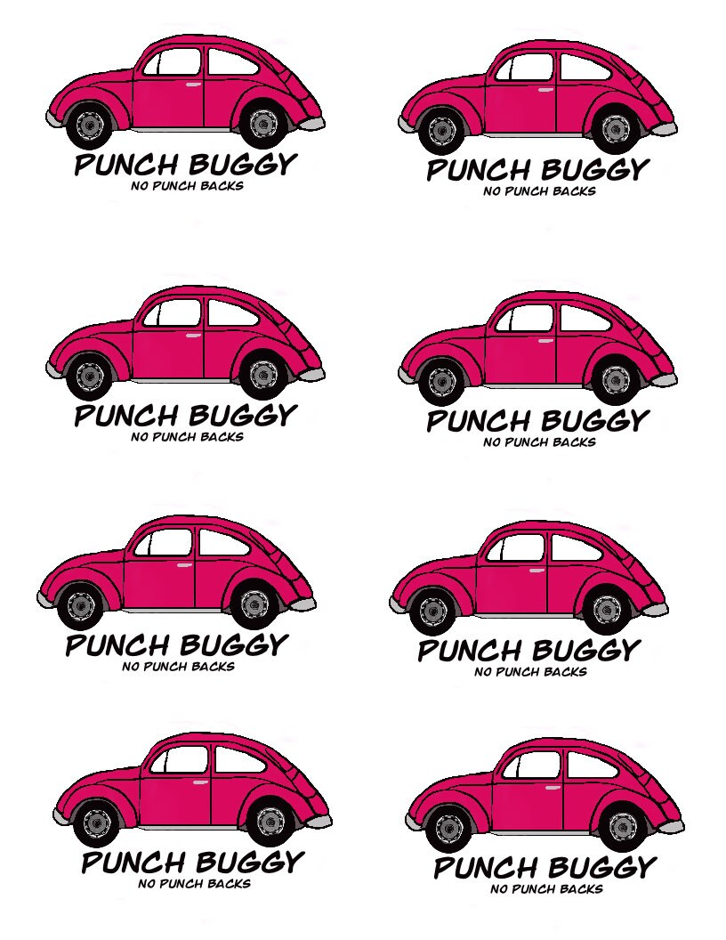 Punch Buggy Clipart