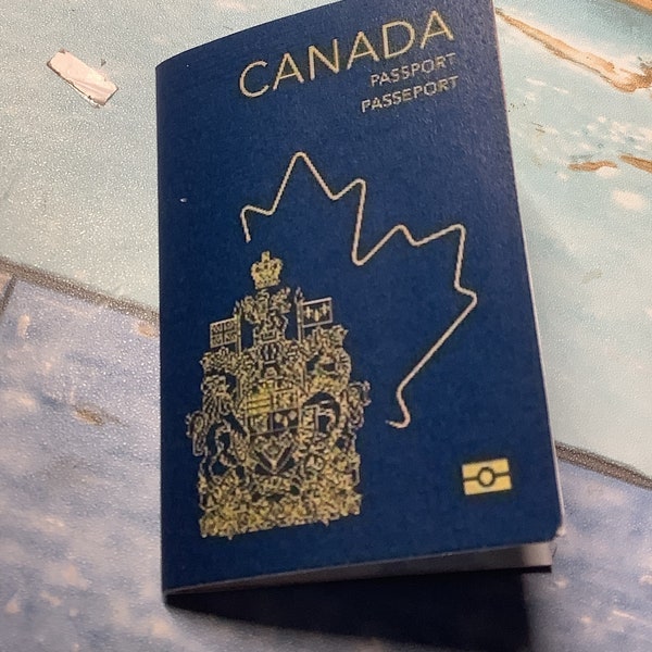 Doll size CANADA passport