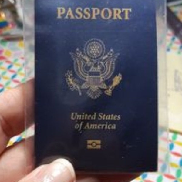 Doll Size USA Passport