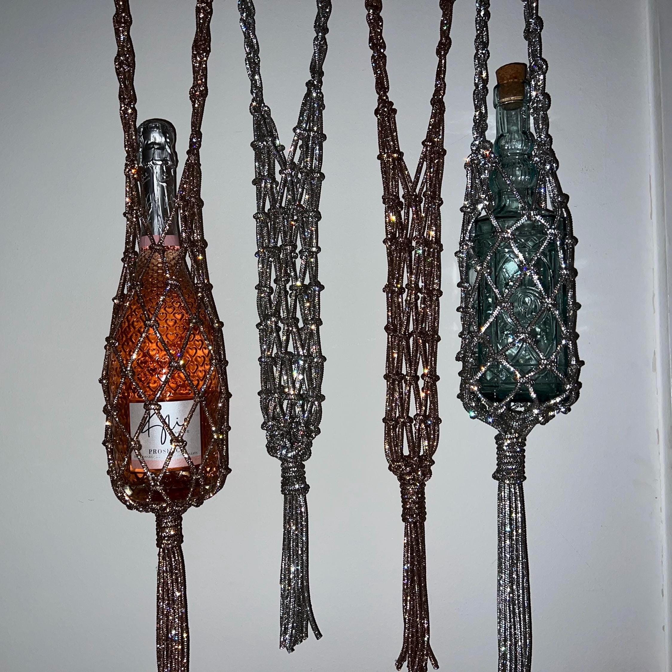 Sparkly Rhinestone Cord – 4mm Macrame Rope, Craft Supply (45 Meter ...