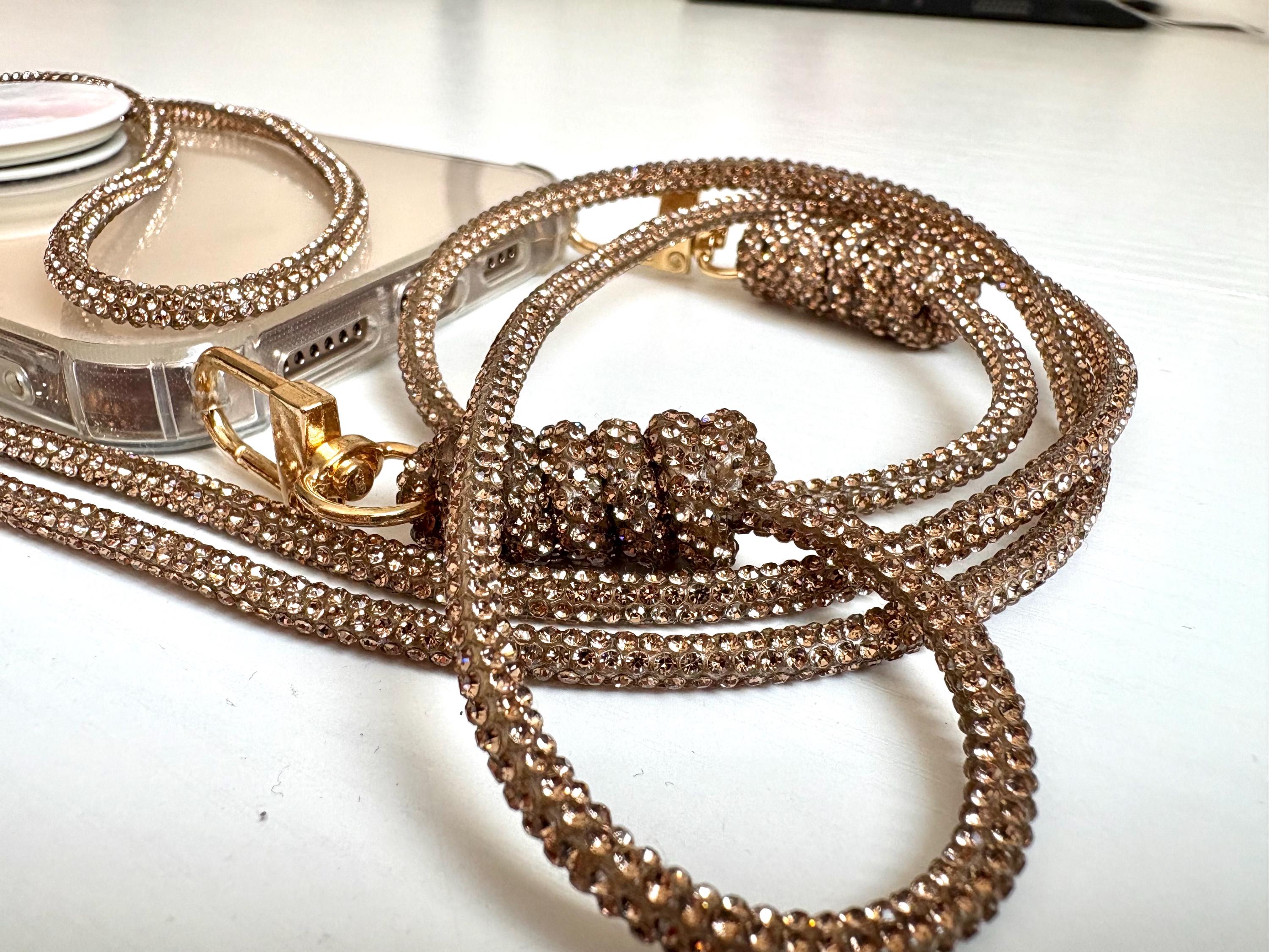 Sparkly Rhinestone Cord – 4mm Macrame Rope, Craft Supply (45 Meter ...