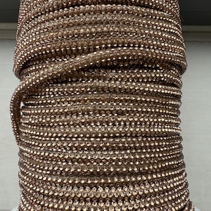Sparkly Rhinestone Cord – 4mm Macrame Rope, Craft Supply (45 Meter ...