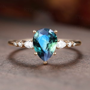 Sapphire Ring Etsy Canada