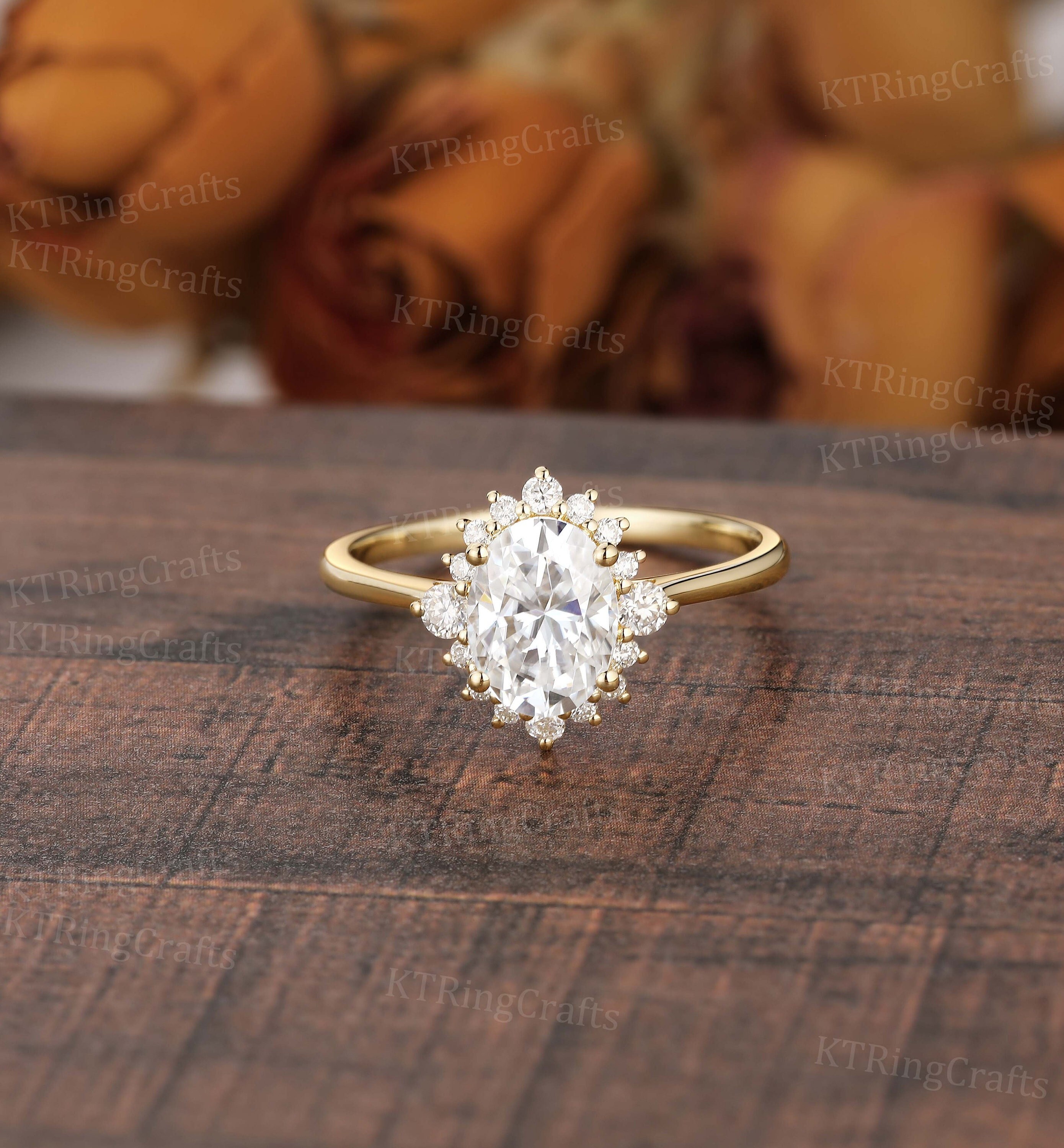 Sunburst halo ring sale
