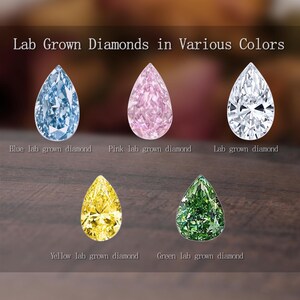 Förlovningsring med labbodlad diamant, oval diamantring, unik diamantring i massivt gult guld, tunn ring, delikat vigsellöfte för kvinnor bild 9