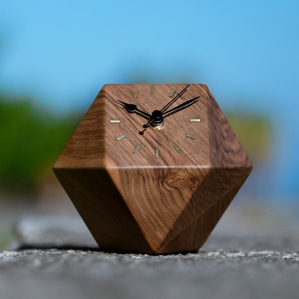 Rustic Desk Clock - Etsy