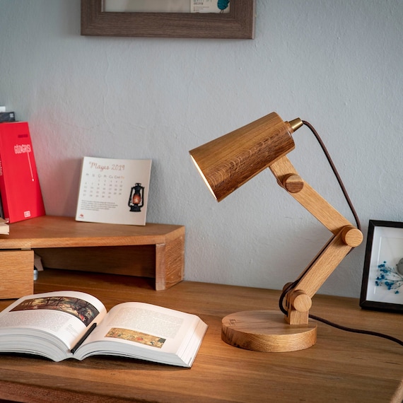 Diy wood table sale lamp
