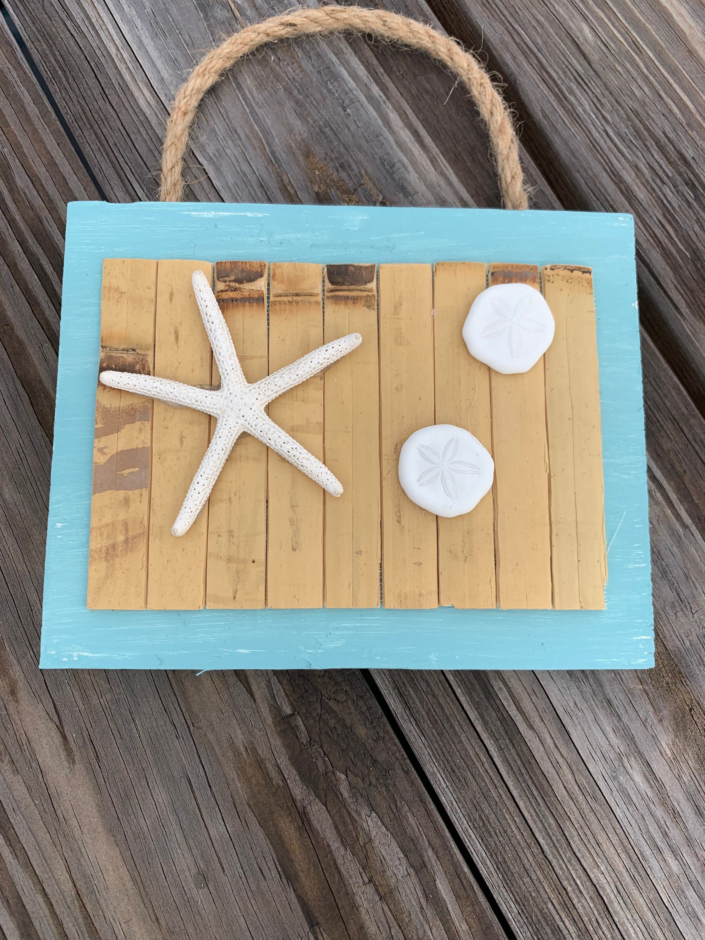 Handmade Seashell Wall Art Decor Set of 3 Etsy