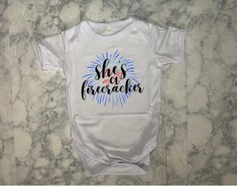 She's a Firecracker | Perfect for any newborn or wild toddler! :)