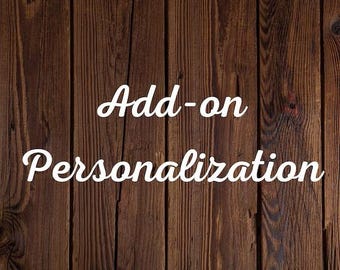 Personalization Fee