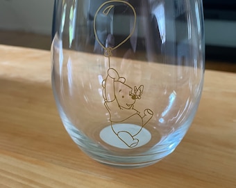 Winnie the Pooh Glass