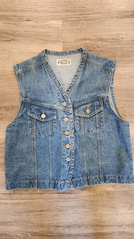 Western denim vest - Gem