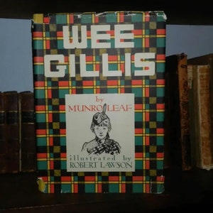 Munro Leaf & Robert Lawson Wee Gillis 1938 DJ first edition