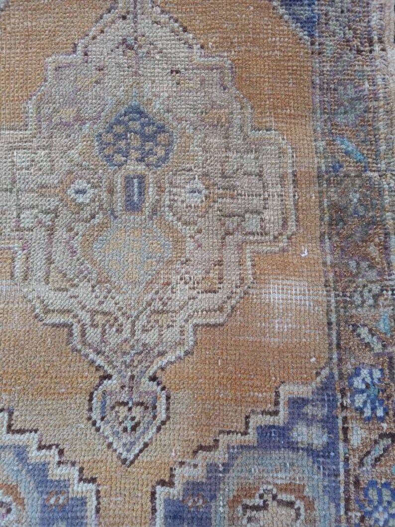 Oushak rug, Turkish Rug Vintage rug 3.1\u00d71.11 Small Rug