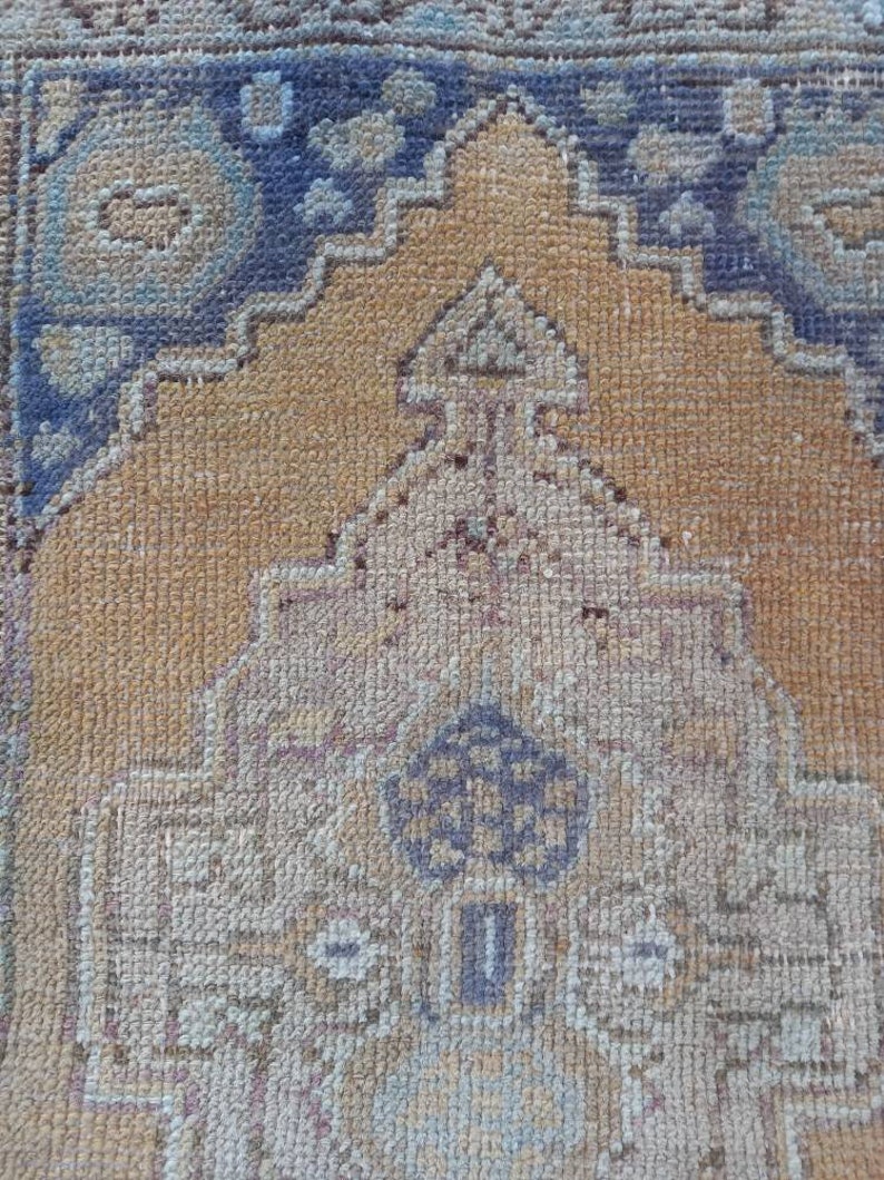 Oushak rug, Turkish Rug Vintage rug 3.1\u00d71.11 Small Rug