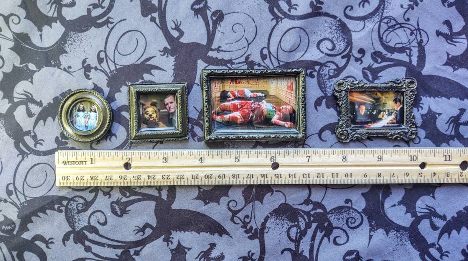 Horror Shining Movie Scenes Set of Four Spooky Home Etsy