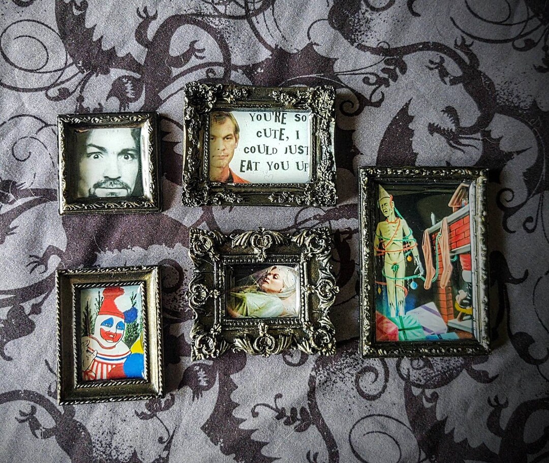 Horror Ornaments Magnet Film Meme Single Handmade Spooky Decor Goth - Etsy