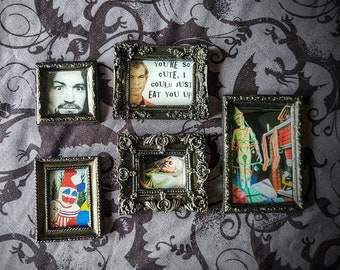 Horror Ornaments Magnet Film Meme Single Handmade Spooky Decor Goth