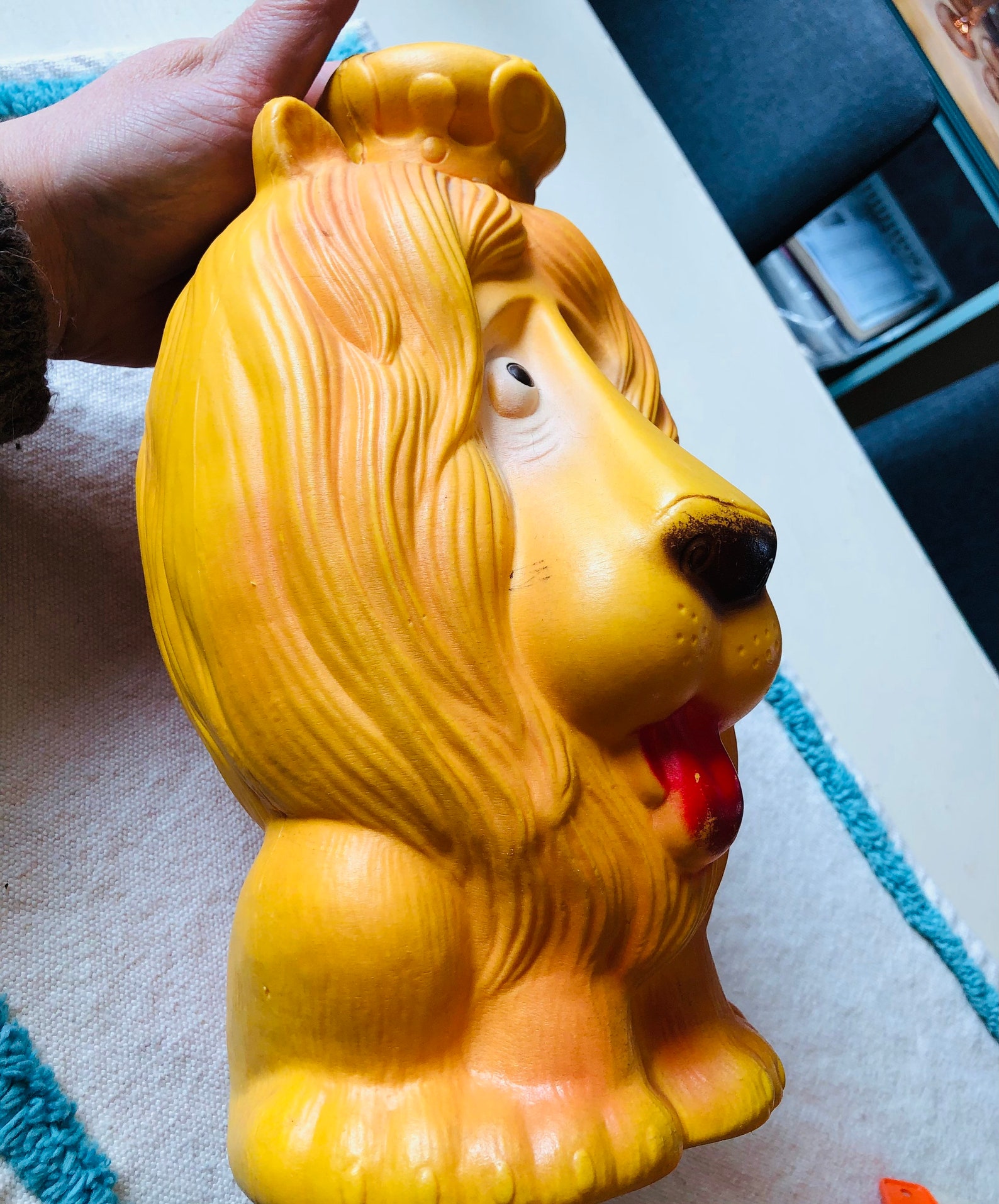 Vintage piggy bank Lion piggy bank vintage blow mold piggy | Etsy