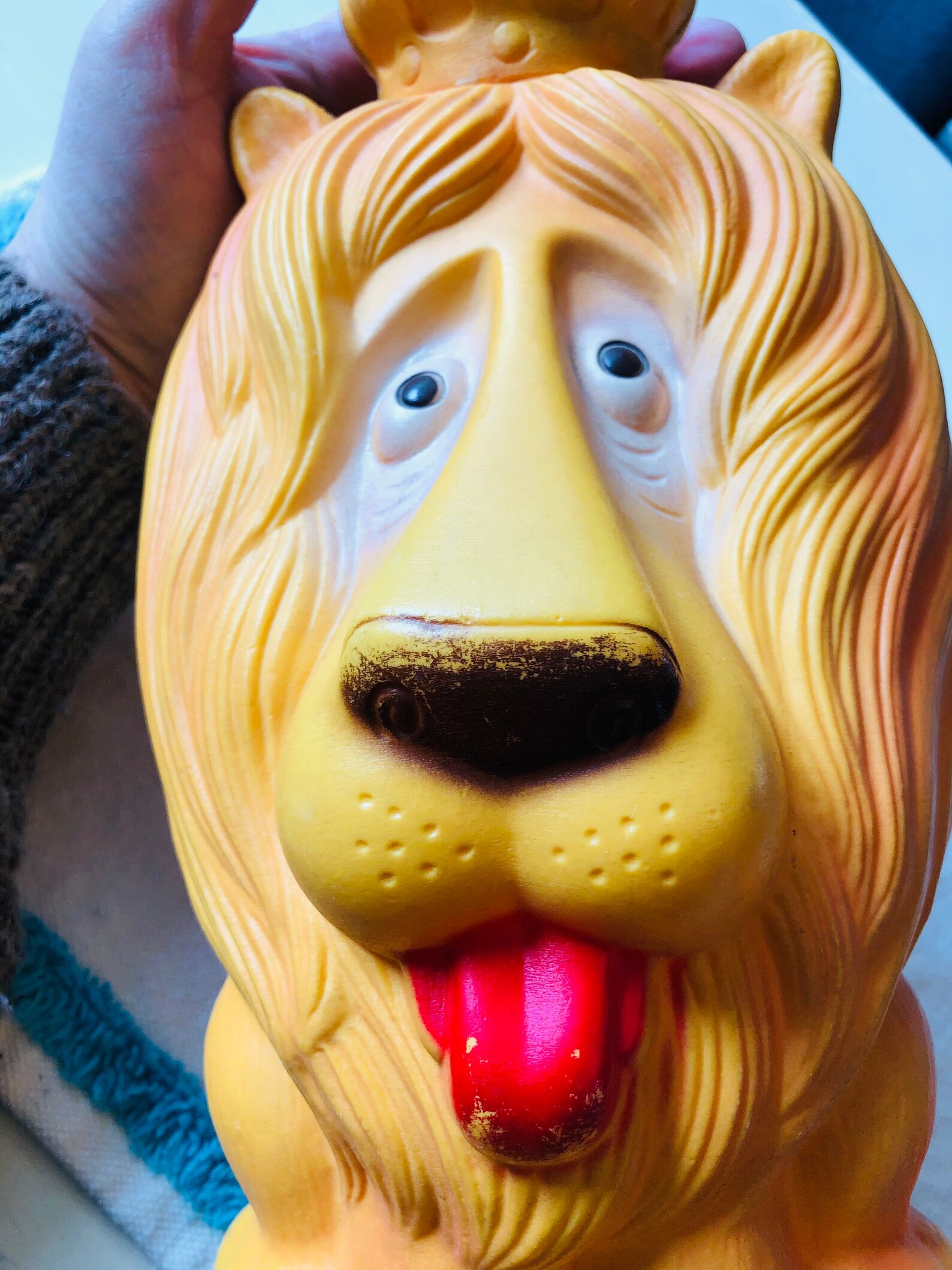 Vintage piggy bank Lion piggy bank vintage blow mold piggy | Etsy