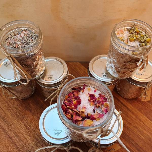 Botanical Bath Salts Etsy