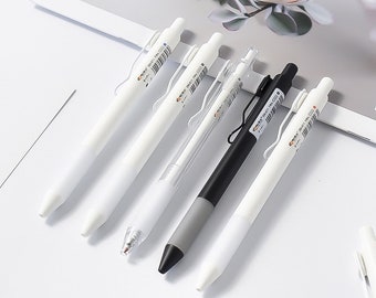 0.5mm Micro Point Black Ink Gel Pen - Minimalist Gel Pen - Refill Black Ink - Office Pen - Student Stationery Office Supplier