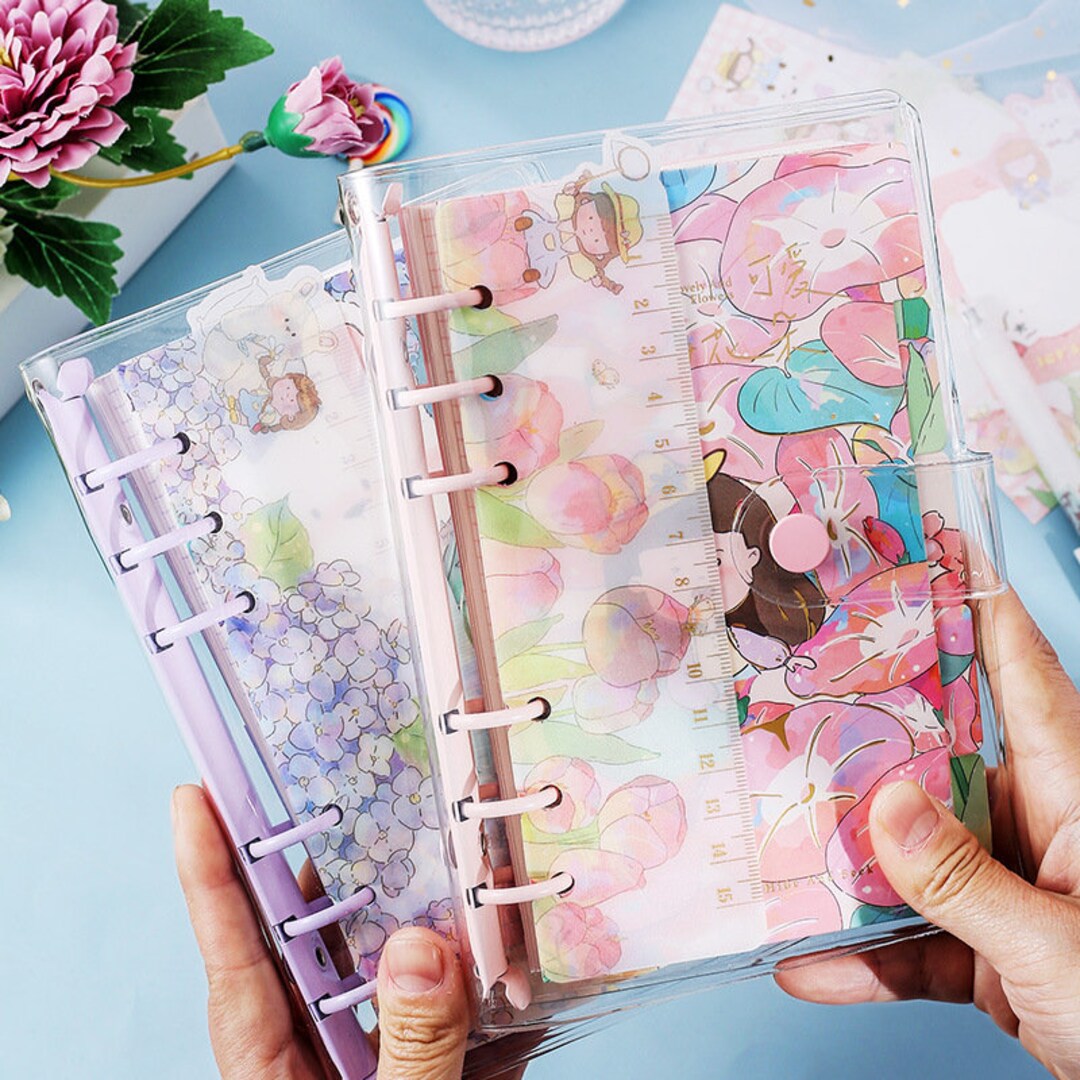 Dorothy A6 Loose Leaf Notebook With Designed Ruler PVC Cover Notebooks