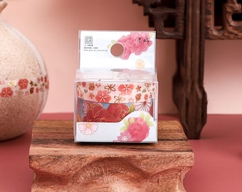 Flowers Washi Tape Set-Washi Tape, Stickers, Planner and more - Christmas Gift - Birthday Gift - Craft and DIY