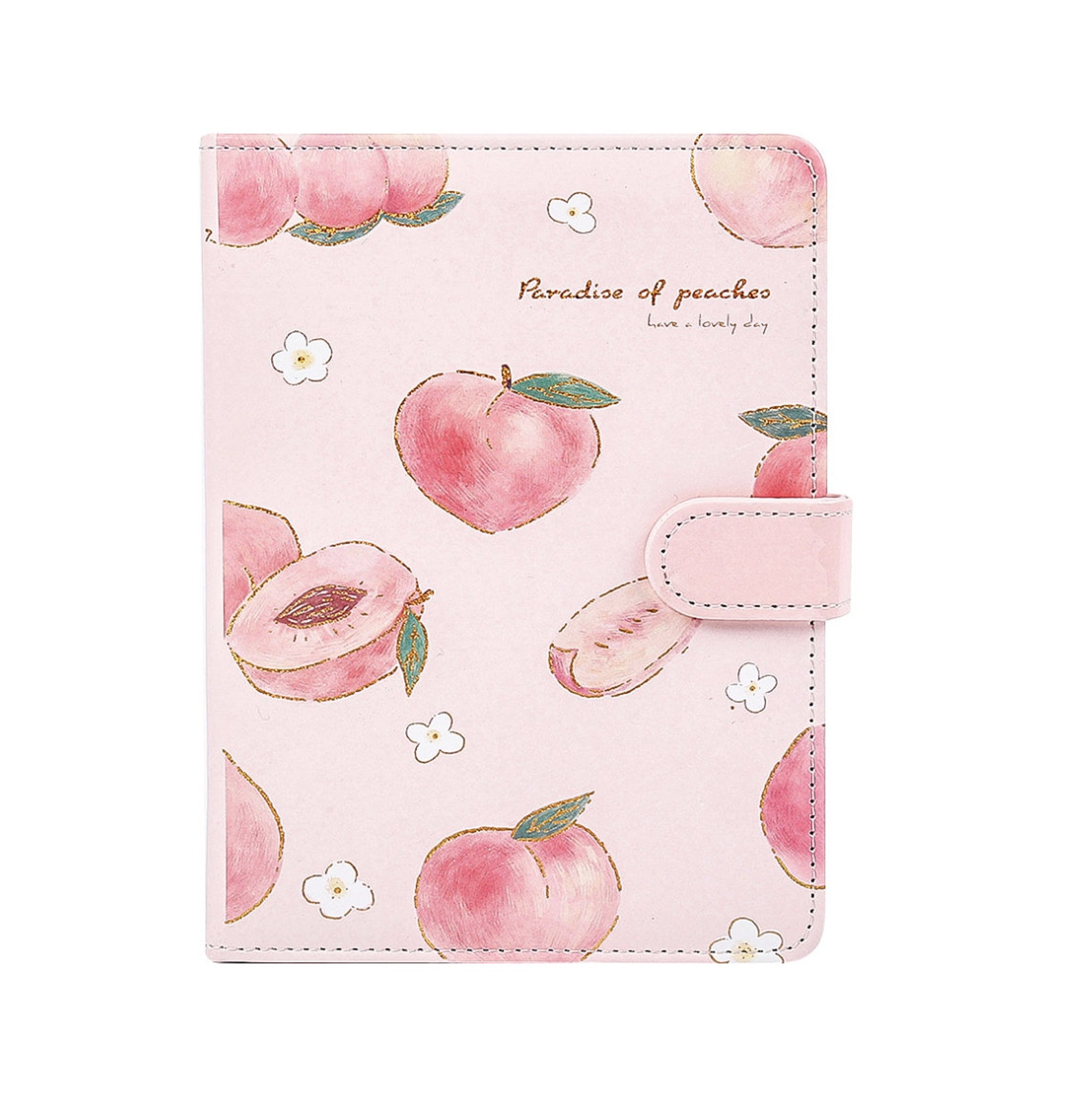 Peach Planner Soft Leather Cover A5 Magnetic Buckle Pink - Etsy Israel