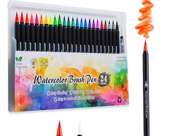 3 / 6pcs Brusque Aquarelle Stylo Pour Artiste Étudiant Peinture De