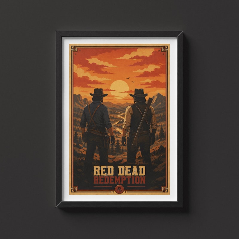 Rdr2 Wall Posters - Etsy