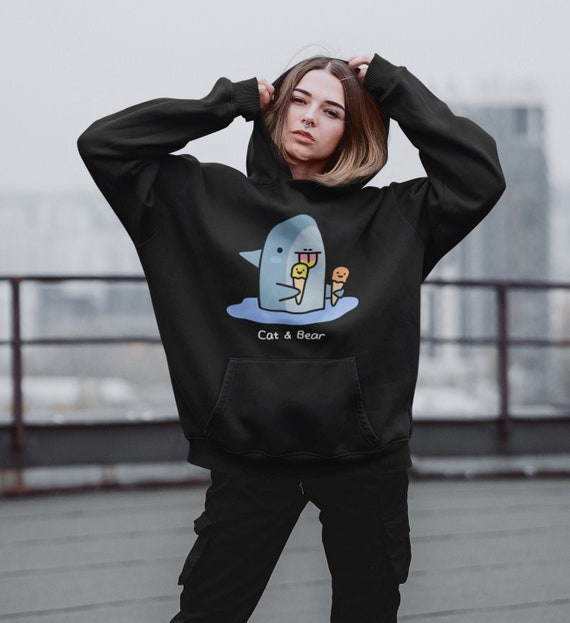 Kawaii Shark Hoodie new Zealand, SAVE 33% 