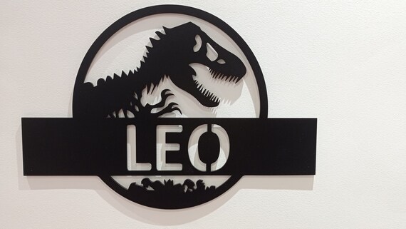 Jurassic Park Door Sign Personalized With First Name. | Etsy