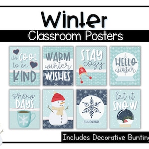 Winter Classroom Posters | Bulletin Board Decor | It&#39;s Cool to be Kind | Classroom Decor | Teacher Resources