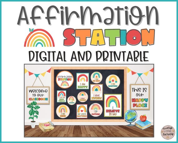 Affirmation Station Printable Free Printable Templates