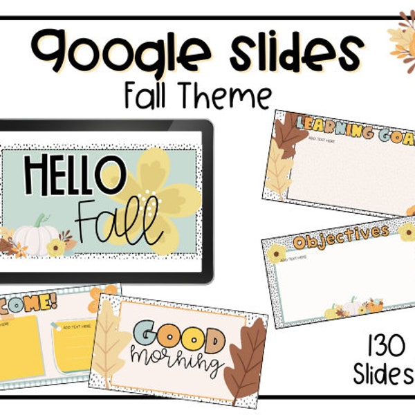 Fall Themed Google Slides Templates