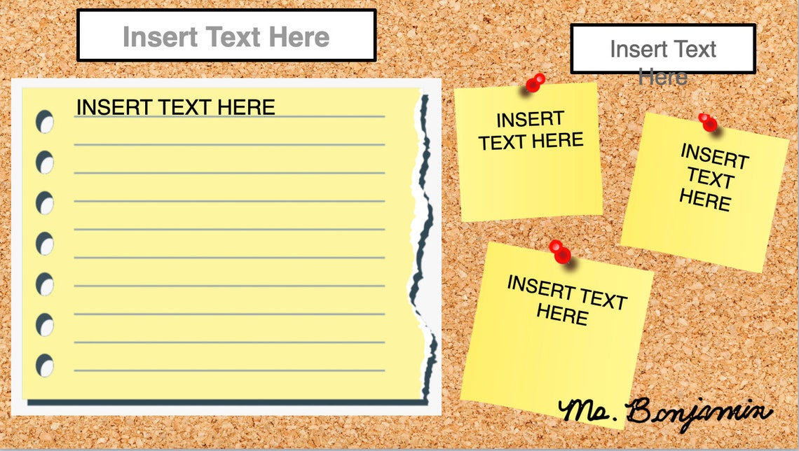 Digital Bulletin Boards Etsy