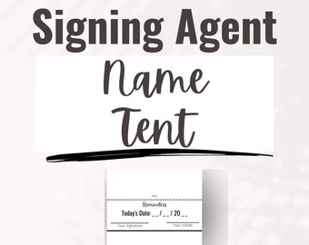 Tienda de nombres para agentes firmantes de préstamos / Tienda de nombres para agentes firmantes / Suministros para notarios móviles / Suministros para agentes firmantes de préstamos / Tienda de nombres para LSA