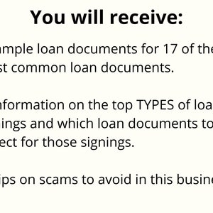 Signing Agent Information Loan Signing Agent Information Mobile Notary Information Mobile Notary Agent Course Digital Download zdjęcie 3