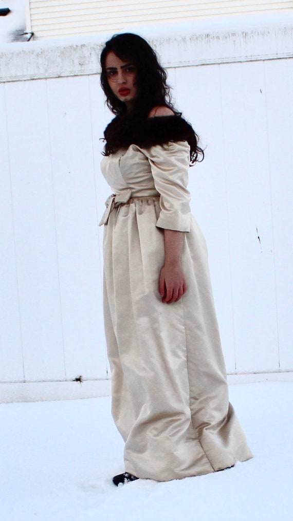 Oscar de La Renta for Jane Derby Vintage Mink Silk